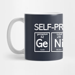 Self Proclaimed GeNiUS Funny Chemistry gift Mug